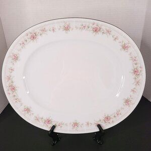 Vintage Noritake Ireland 3160 Thornton 13"x11" Floral Serving Platter
